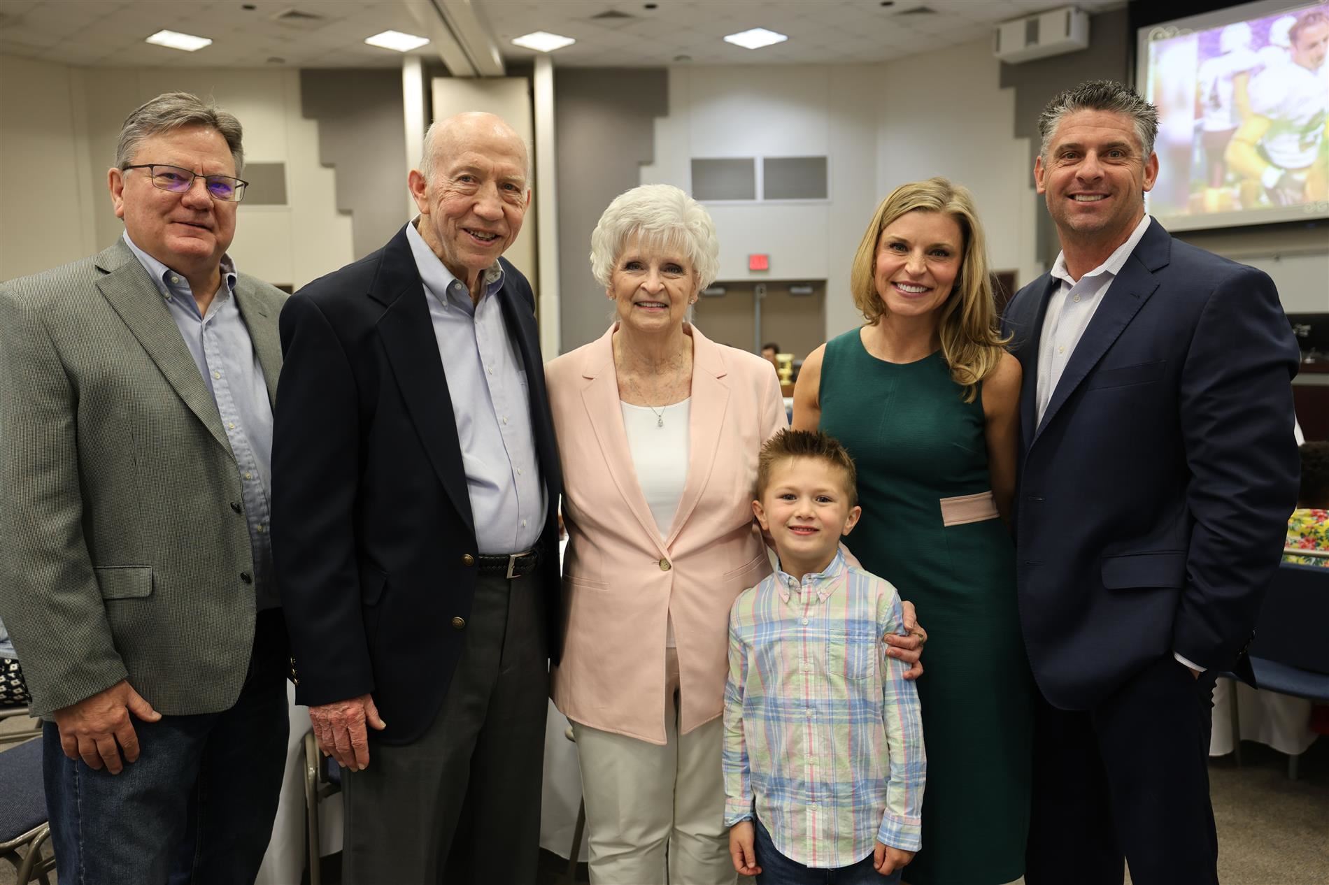 Sharon Rollins with Family