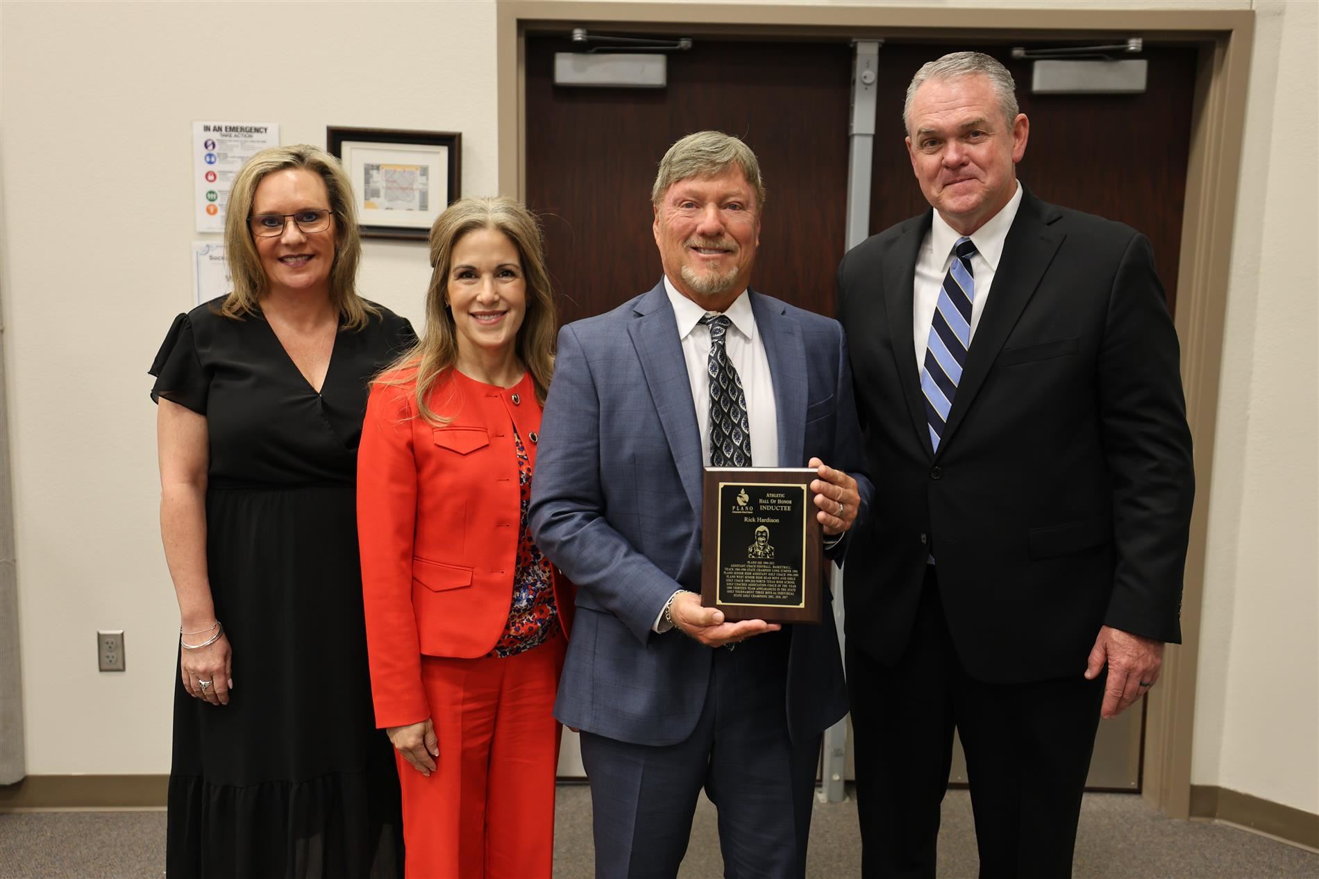 Rick Hardison with Plano ISD Leadership