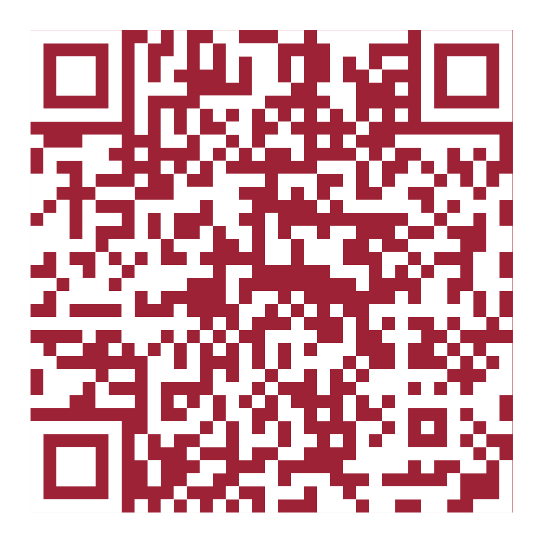 Backpack registration qr code.