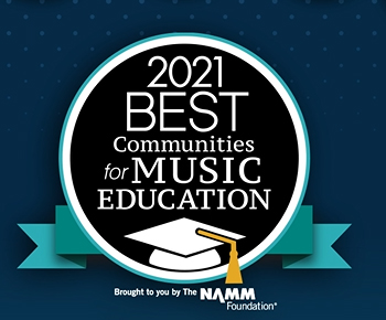  NAMM Best Communities for Music Education Logo 2021