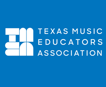  TMEA Logo on blue background