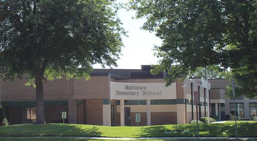 Mathews Elementary School Facade