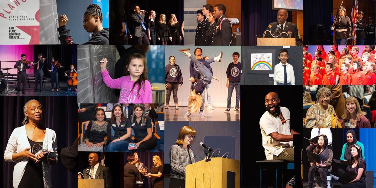 Collage of event photos 