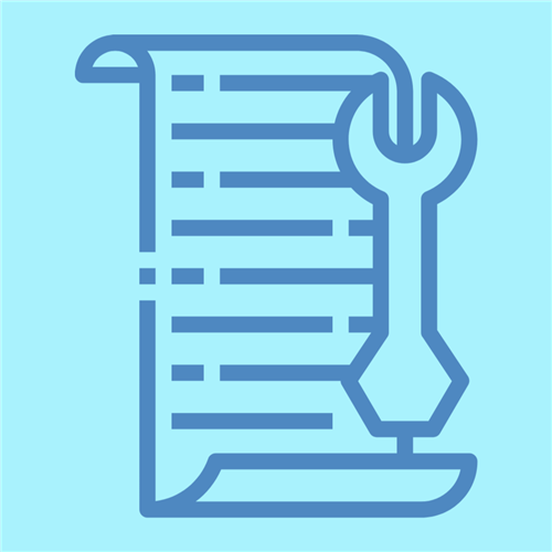 icon of direction and tool