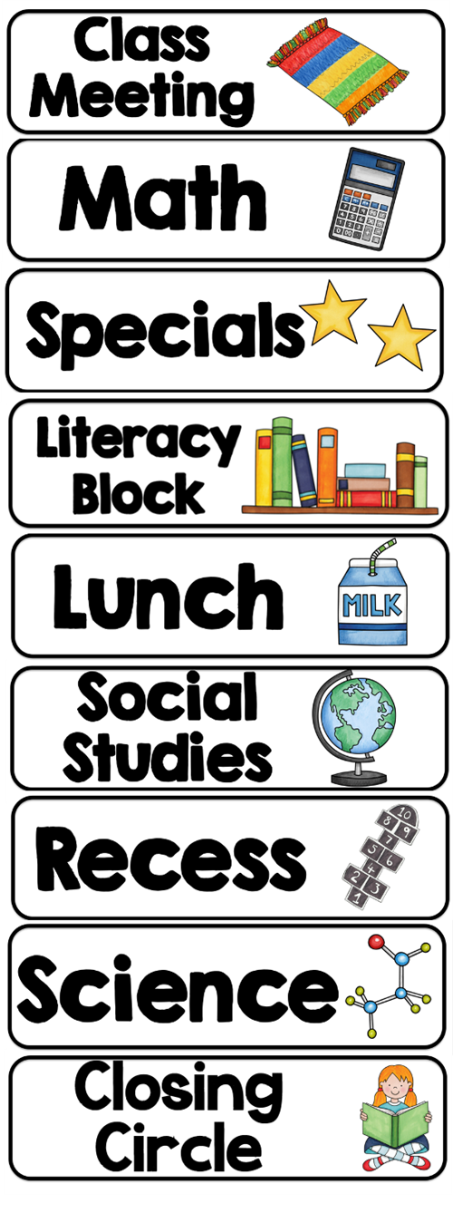 Class Schedule 
