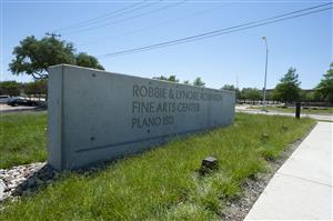Sign at Robinson Fine Arts Center