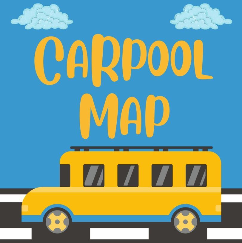  Carpool Map Icon