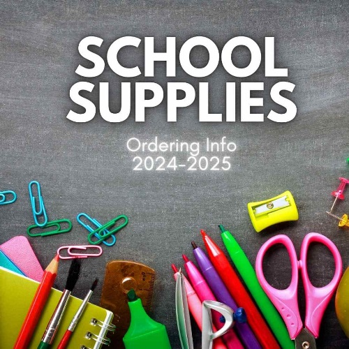  School Supply List 2024-2025