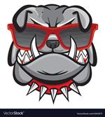 Bulldog with Glasses 