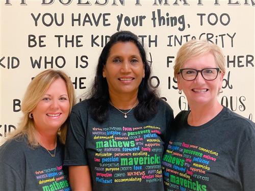From left to right: Mrs. Richards, Mrs. Reddy, Mrs. Willett