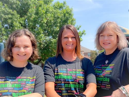 From Left to Right: Ms. Webb, Mrs. Moore, Ms. Simon