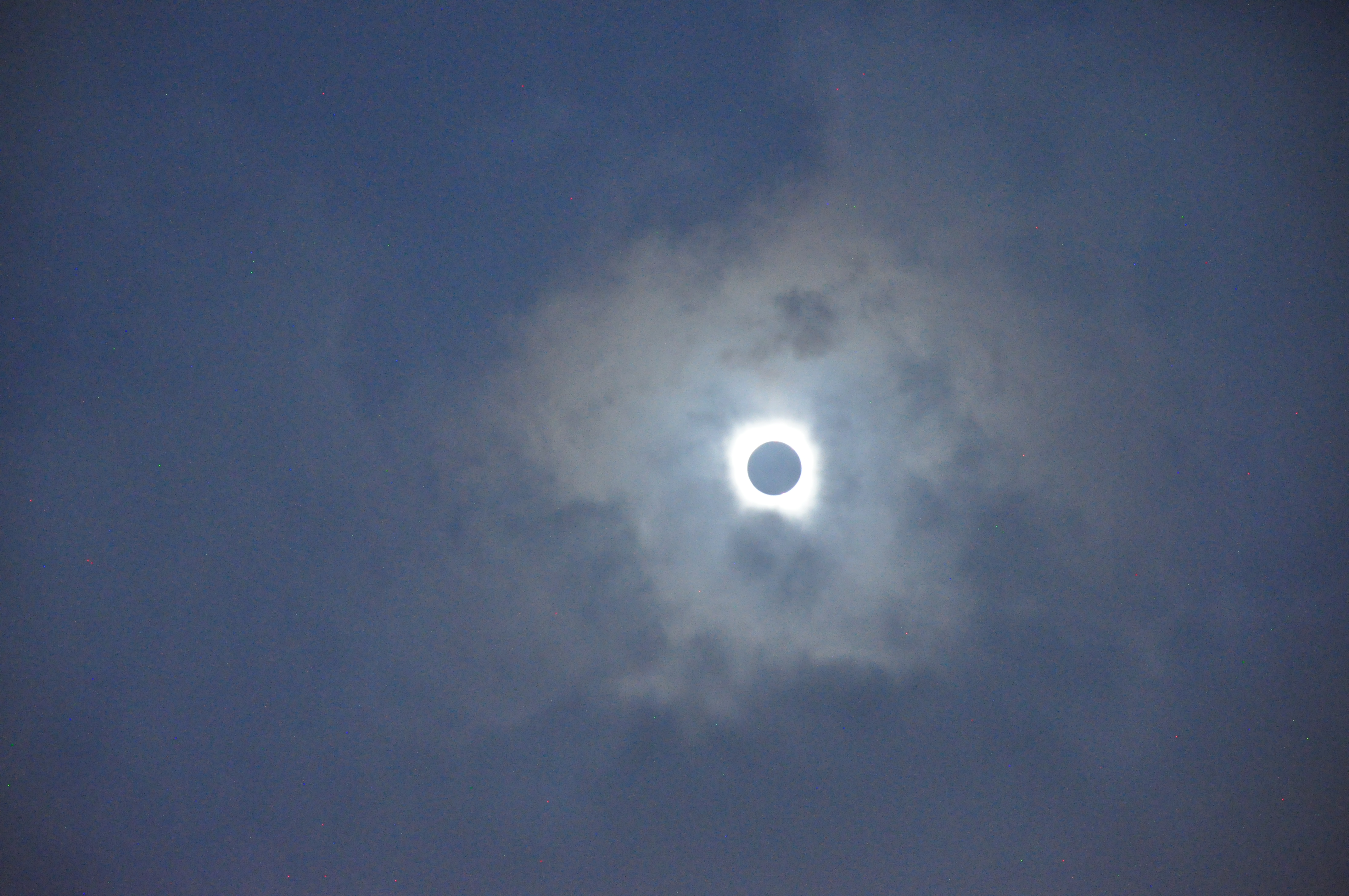Solar Eclipse During Totality