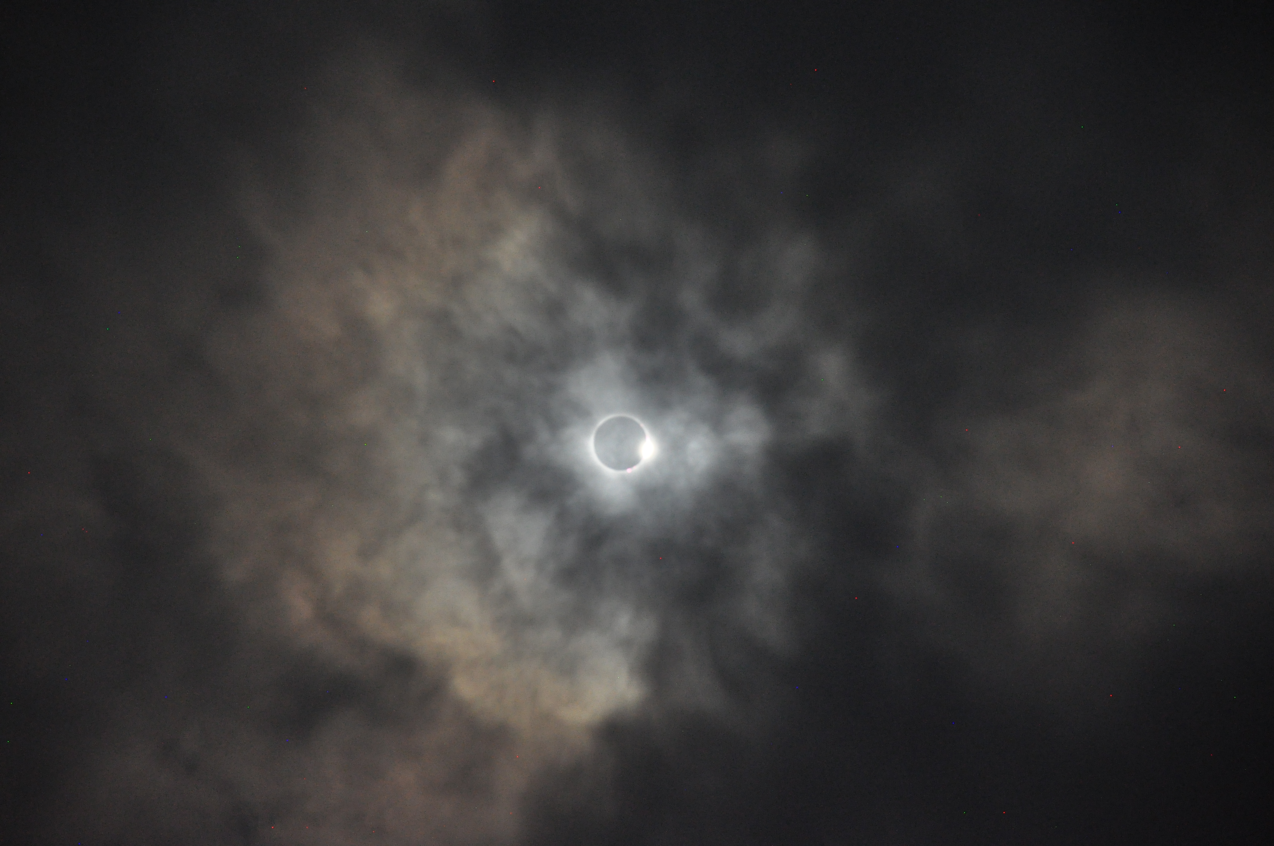 Solar Eclipse During Totality