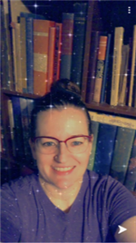 Librarian Michelle Holloway