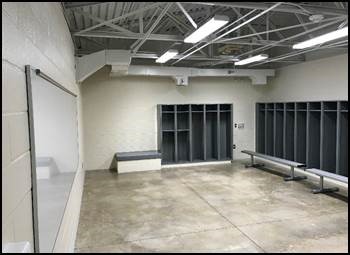 Clark JV locker room
