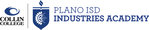 Collin College & Plano ISD Industries Academy Combined Logo