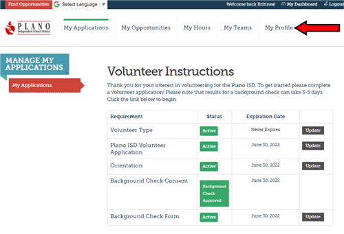 Voly Volunteer Profile