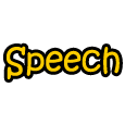 speech logo 
