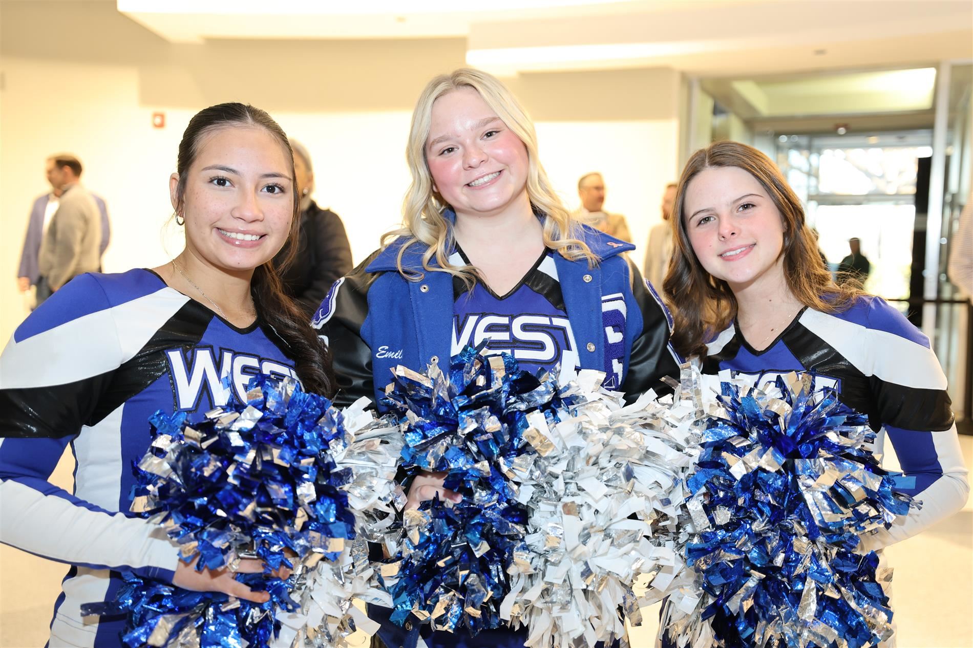 Plano West Senior High School cheerleaders