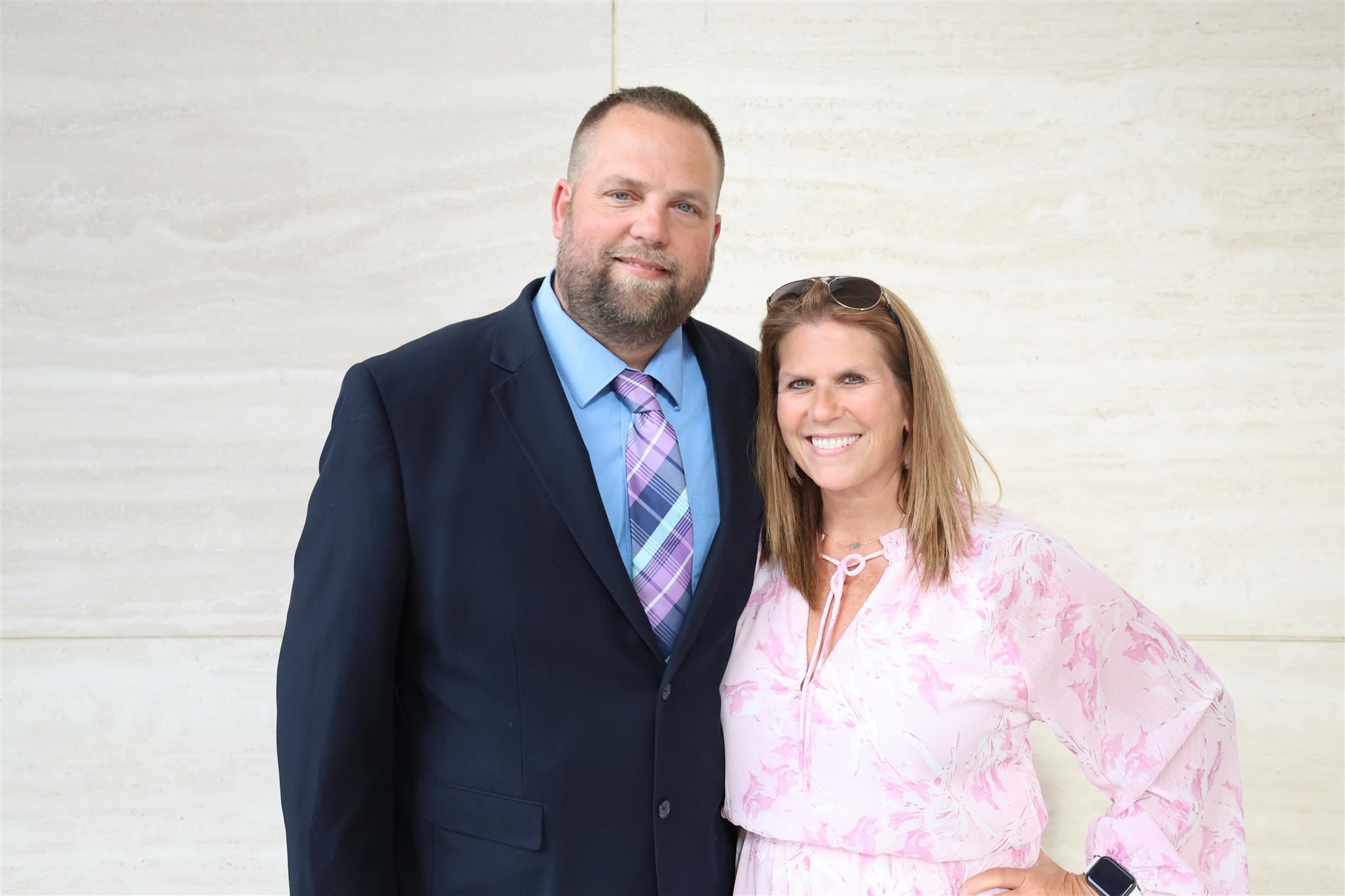 Travis Ragsdale and his wife