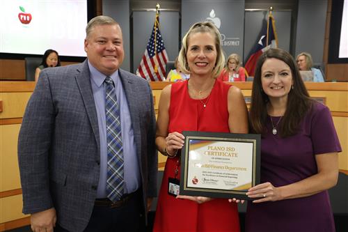 Plano ISD Finance Department