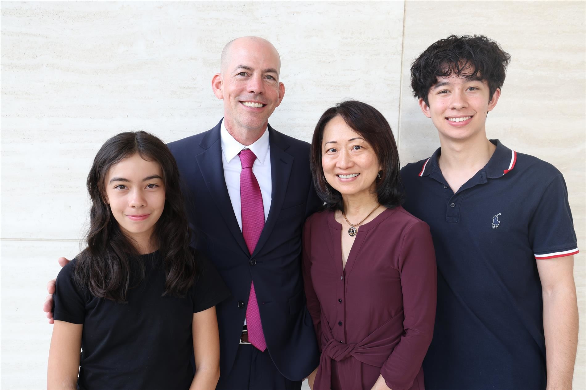 Mark Letterer with his family