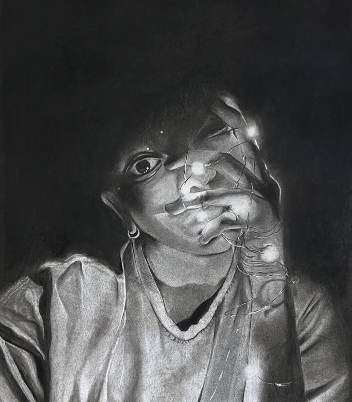 Divided Attention painting by Suhani Goyal