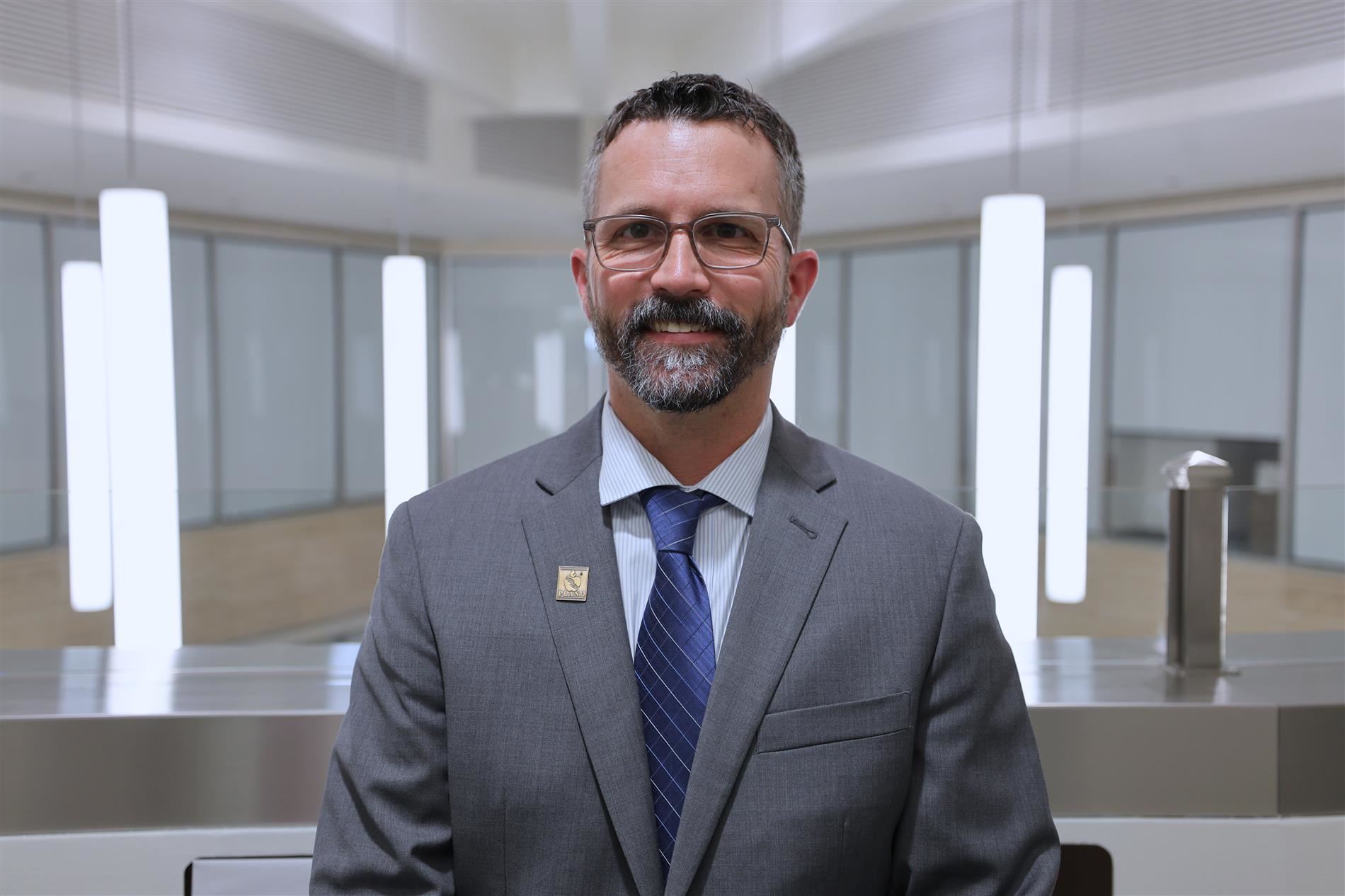 Andy Jacob at April 22 board meeting