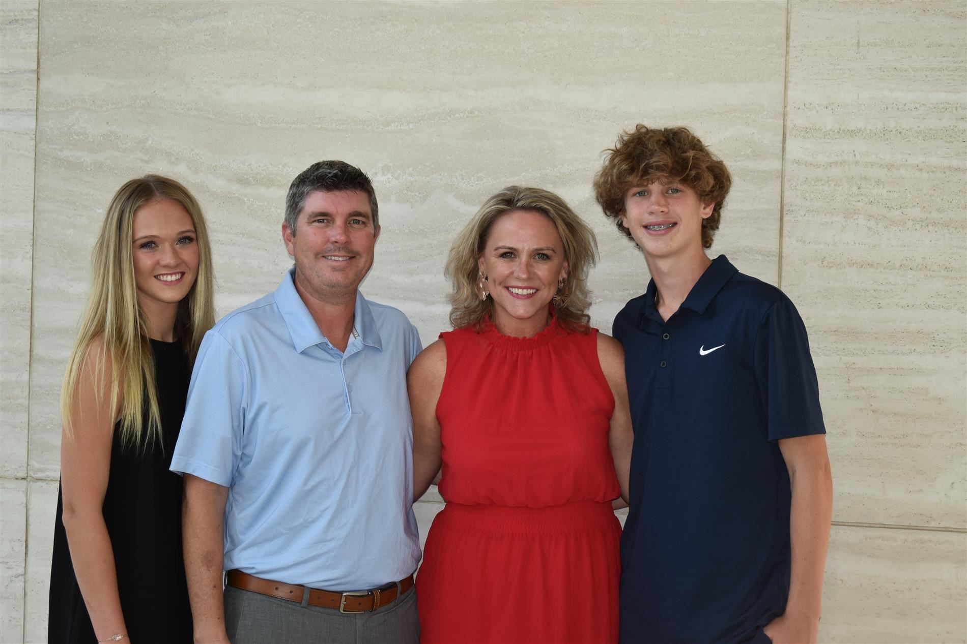 Jennifer Caplinger with family