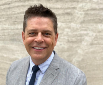  Headshot photo of Greg Arp, Coordinator of Theatre Arts, Speeh
