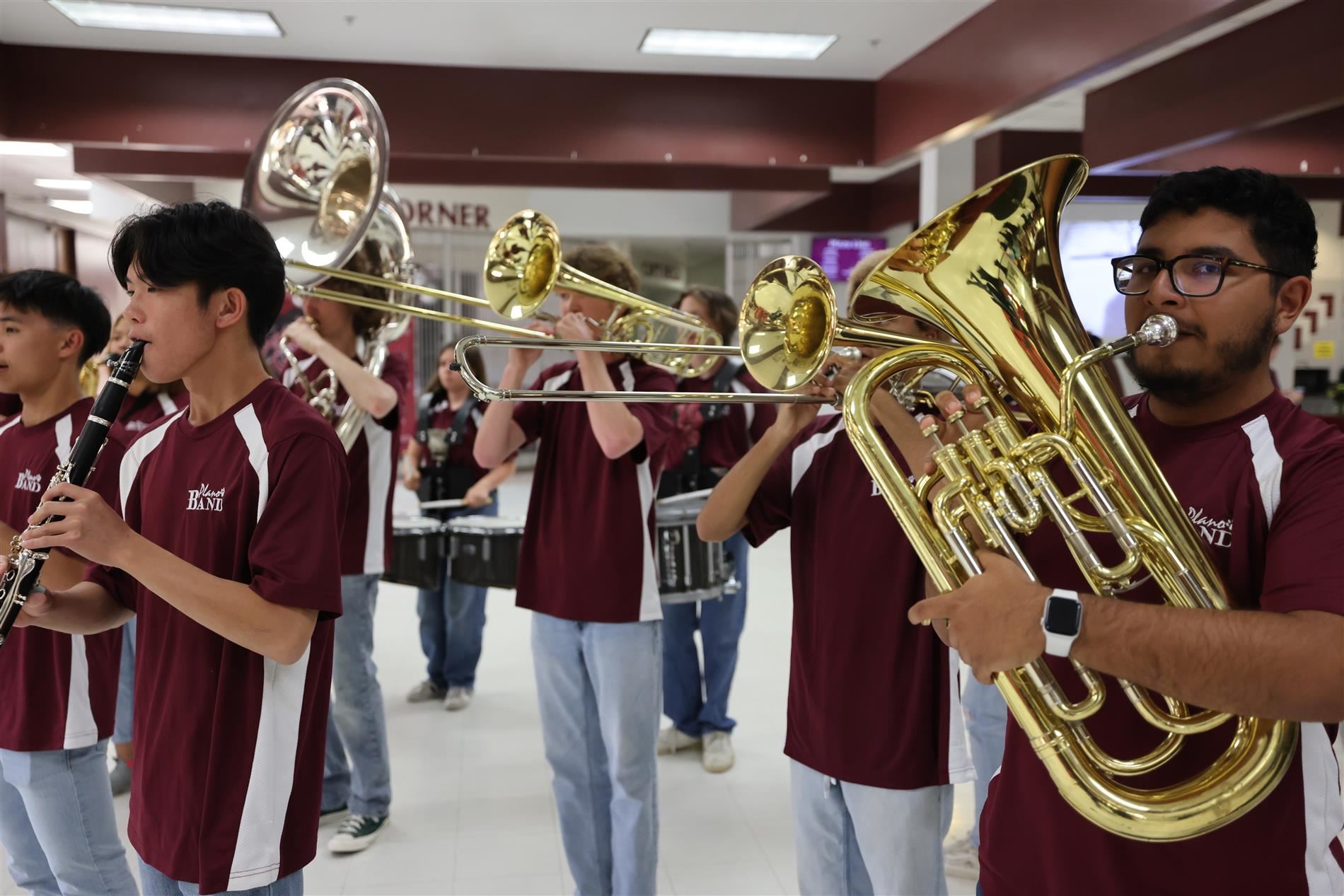PSHS Band performed as President Stolle entered.