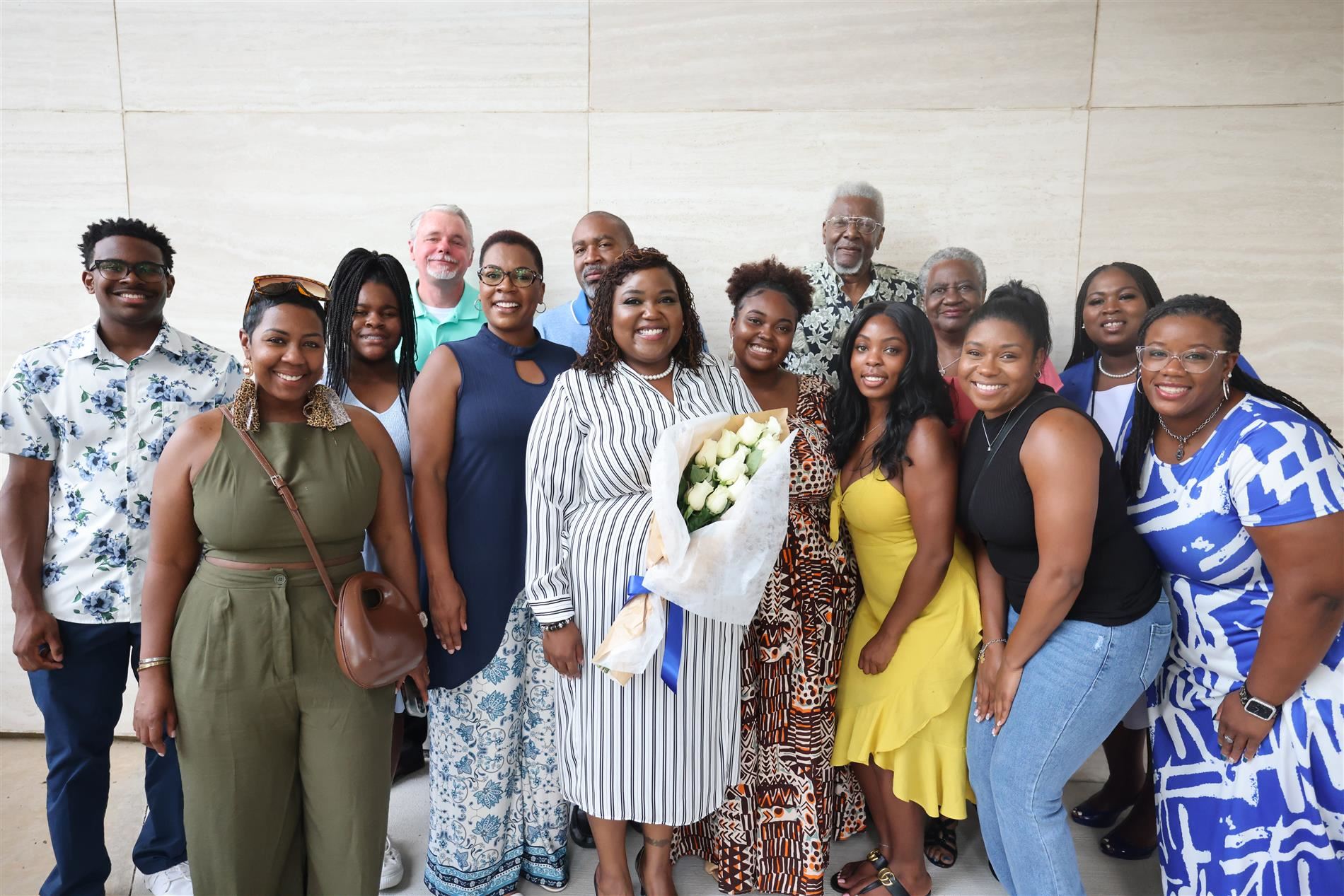 Dr. Kimberly Blackwell with family and friends.