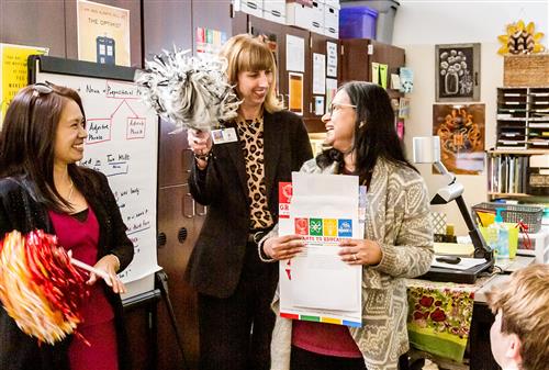 Surprise grants to educators
