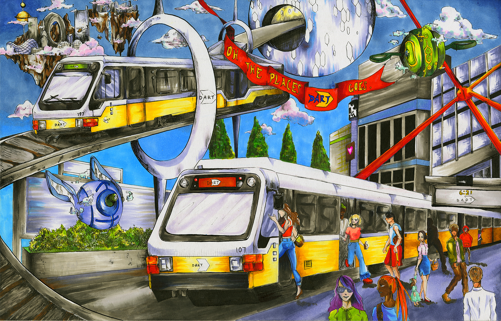 April 27, 2018 DART Student Art Contest Winners