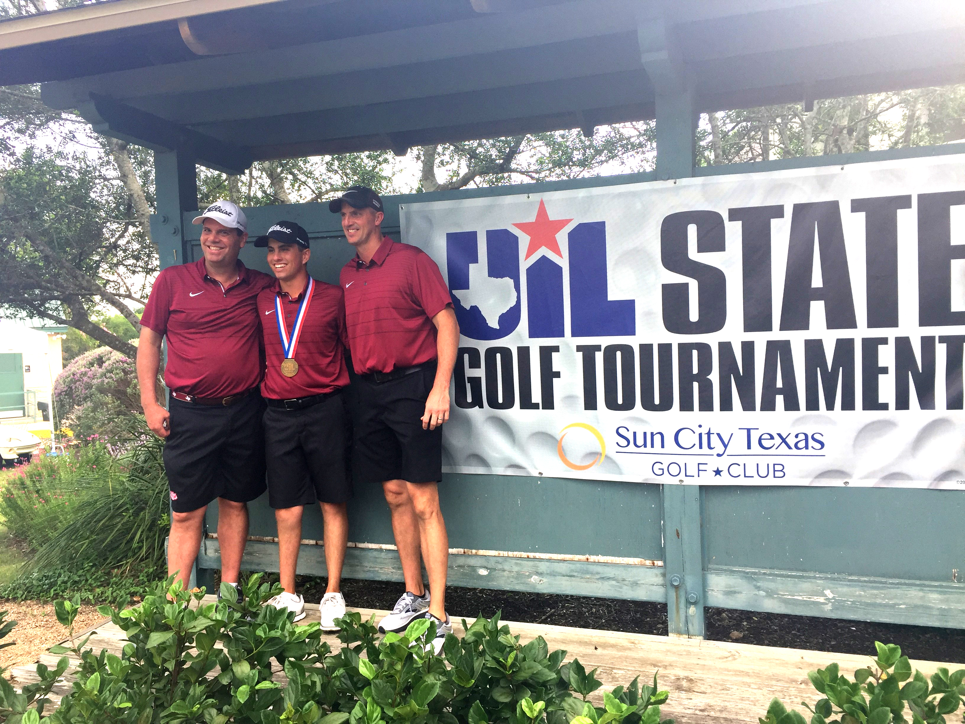 Tommy Boone with medal 