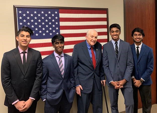 Team photo with Congressman Johnson 