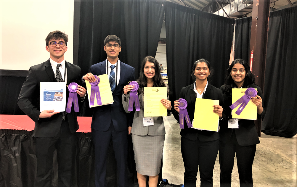 Grand Prize winners from Plano East SHS 