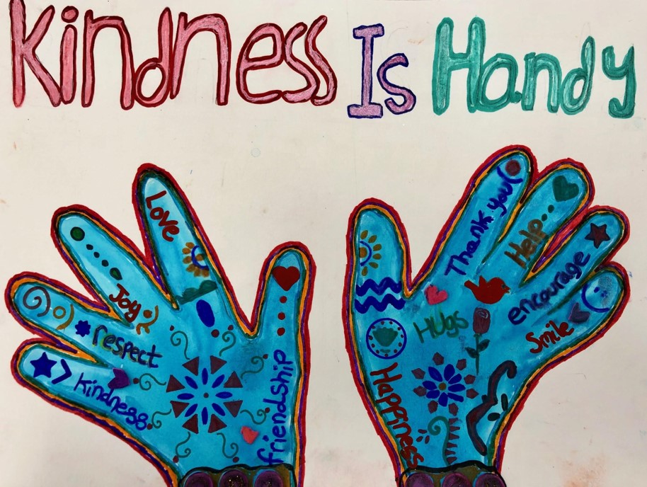 art by Neil Thakkar, kindness is Handy 
