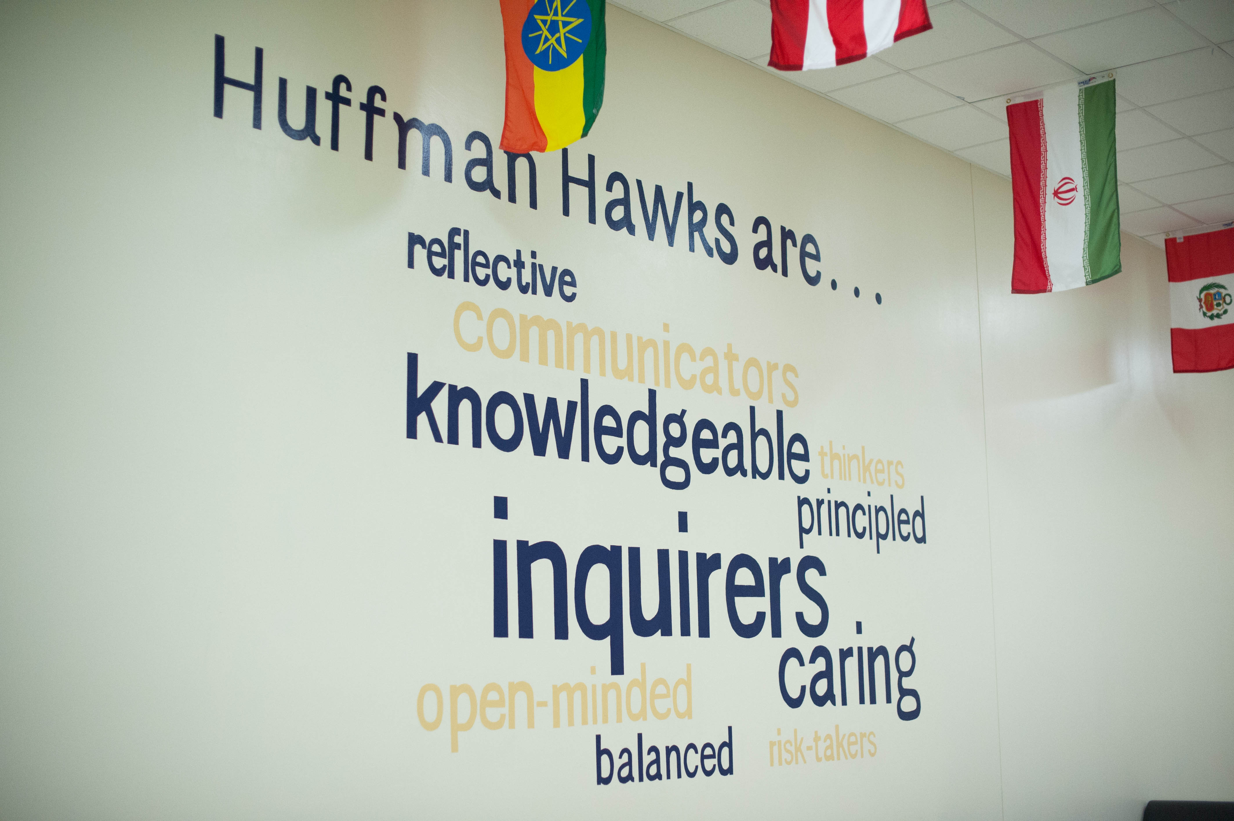 Huffman hawks reflective communicators knowledgeable thinkers principled inquirers open-minded caring balanced risk-takers 
