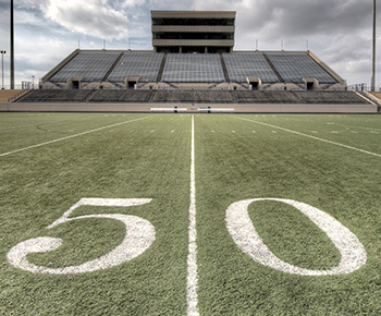 50 yard line