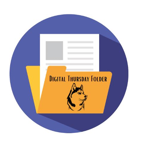  Digital Thursday Folder with Husky Graphic 