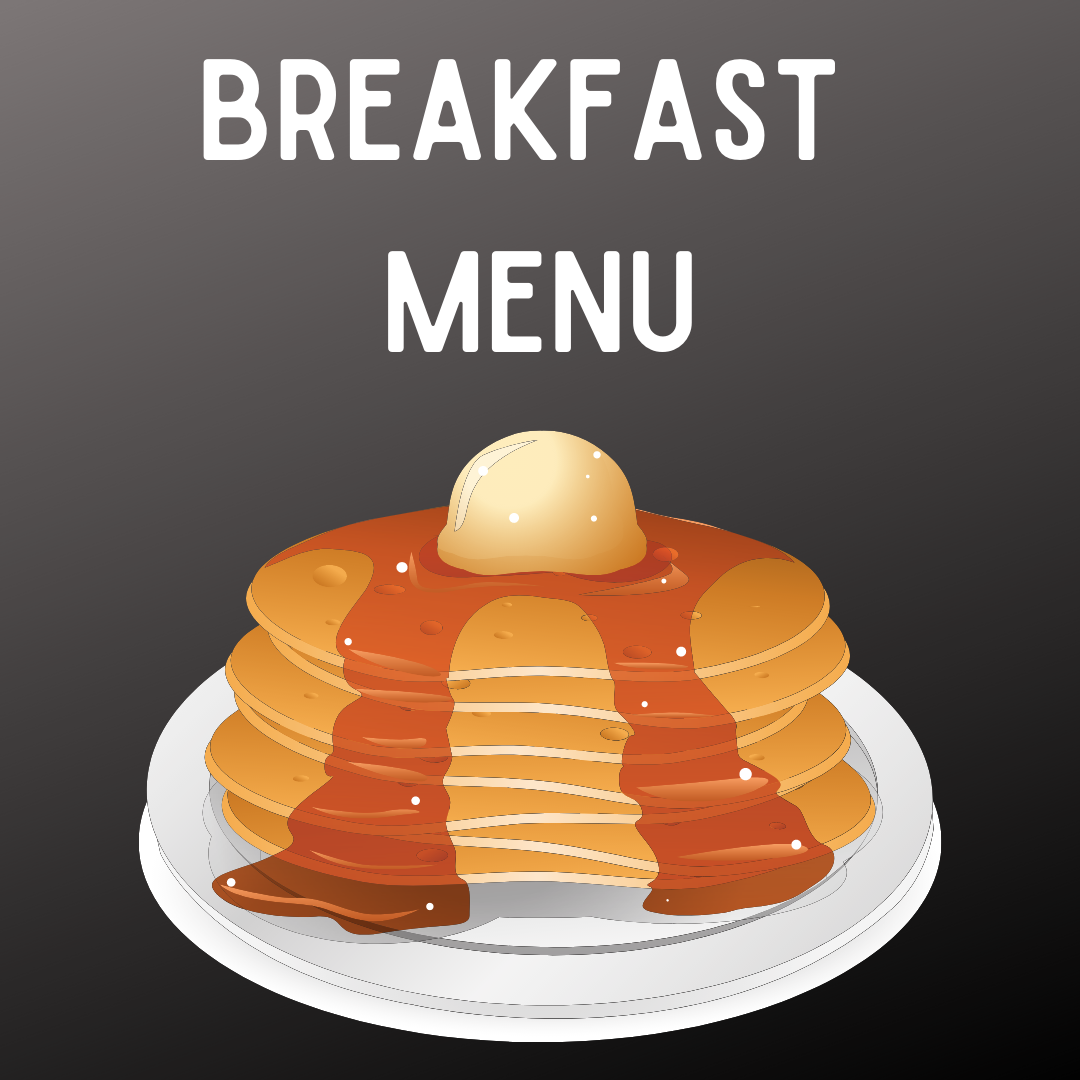  pancakes breakfast menu