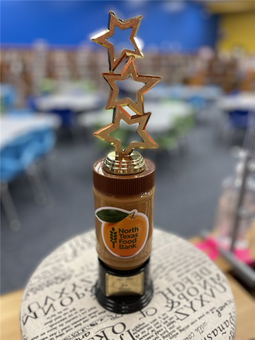 2022 NTFB Peanut Butter Drive Trophy