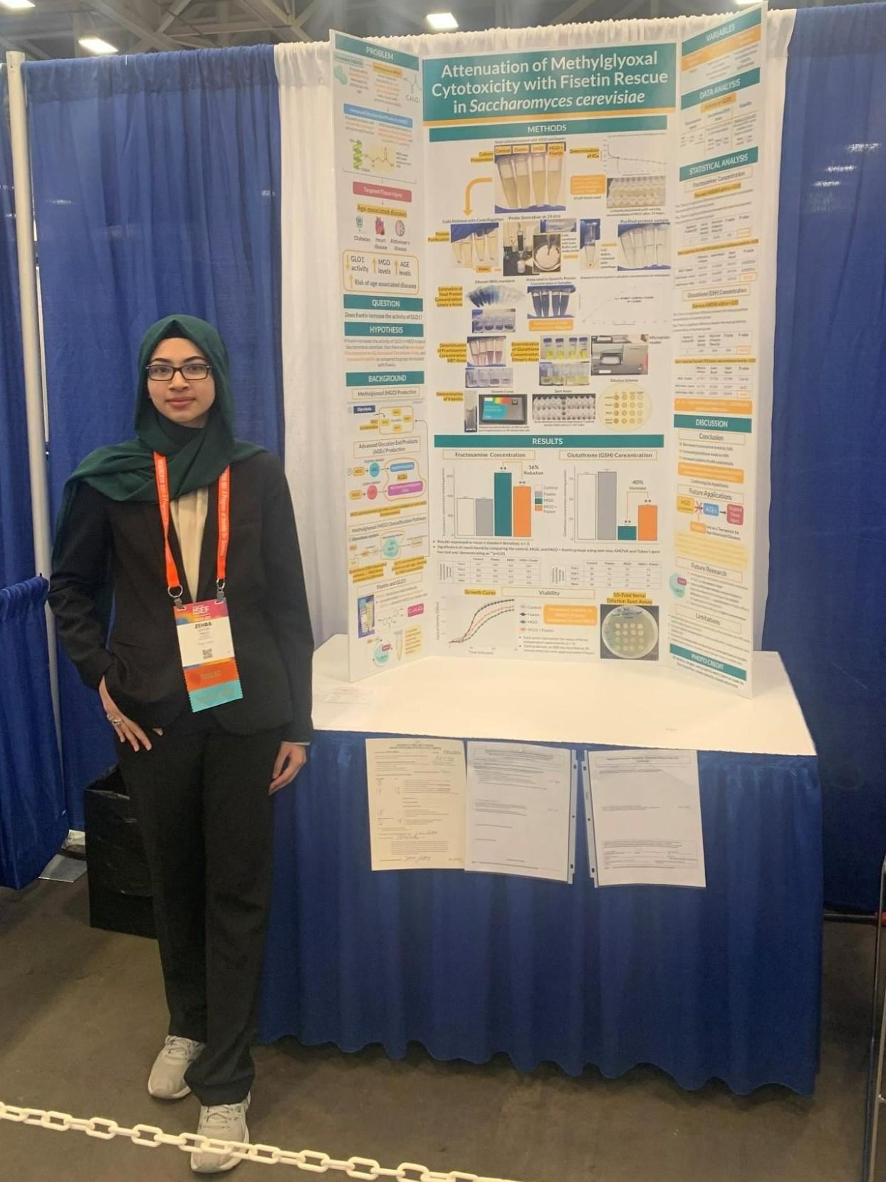 image of zehra jaffery and her project