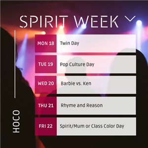 spirit week