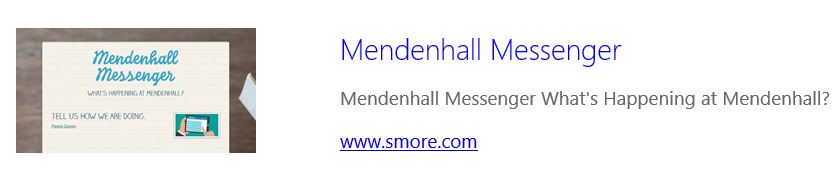 Mendenhall SMORE