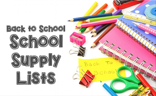  School supplies