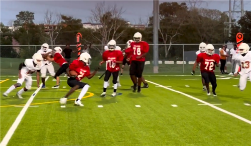 Play from a Clark football game