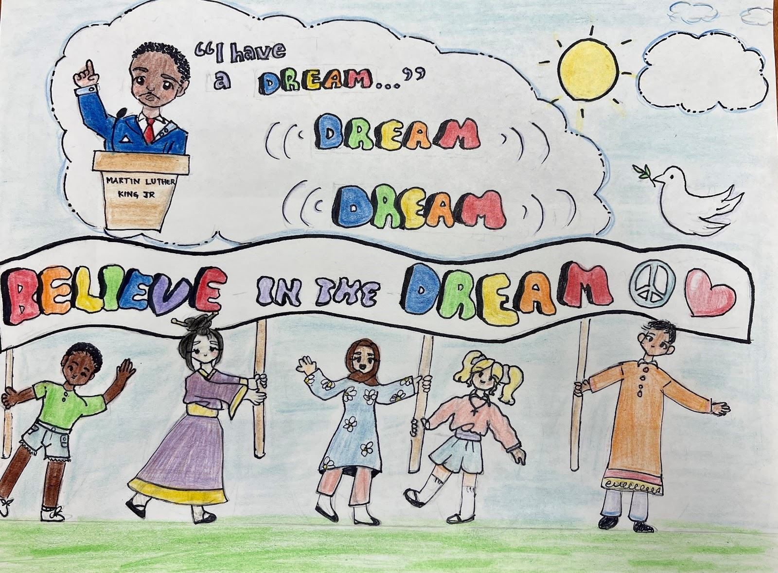 I have a dream, dream, dream.  Believe in the dream.
