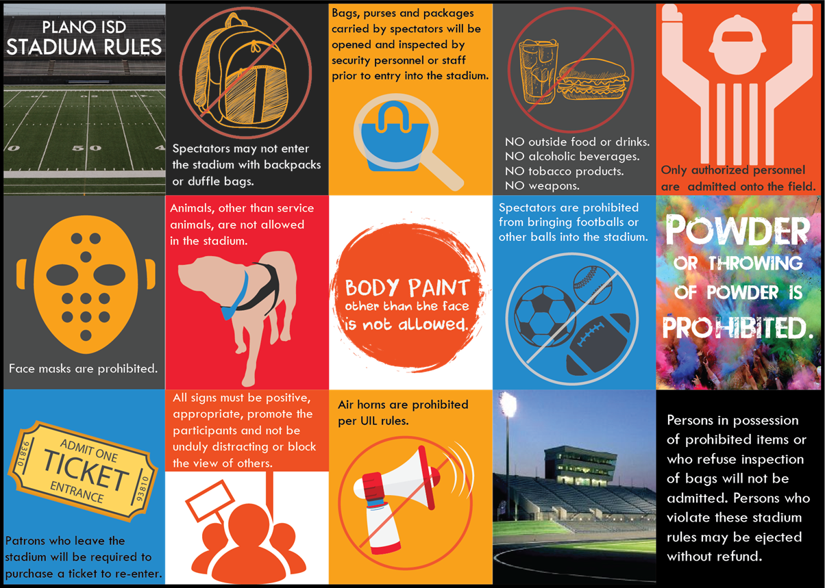 Athletic Venues / Plano ISD Stadium Rules